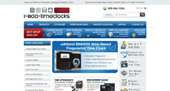 Desktop Screenshot of 1800timeclocks.com